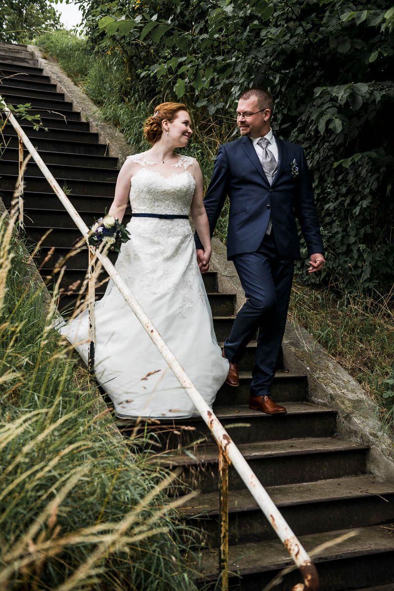 Hochzeitsportrait Leuchtturm Kiel Holtenau